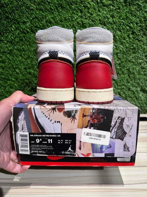 Jordan 1 Retro High Union Los Angeles Black Toe Sz 9.5M