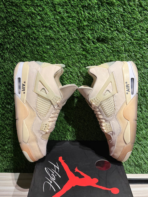 Jordan 4 Retro Off-White Sail (Women's) Sz 10W/8.5M