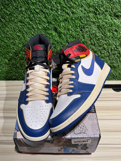 Jordan 1 Retro High Union Los Angeles Storm Blue (Sample) Sz 12M