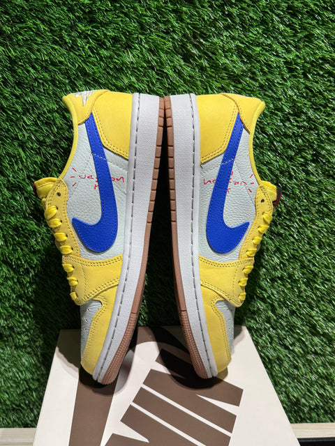 Jordan 1 Retro Low OG SP Travis Scott Canary (Women's) Sz 7M/8.5W