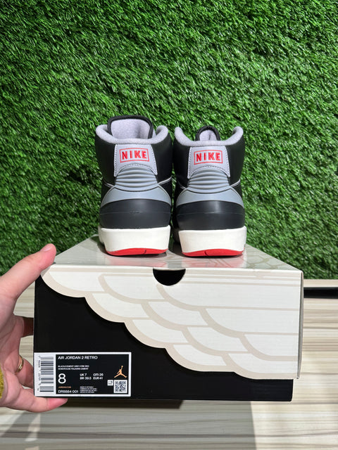 Jordan 2 Retro Black Cement Sz 8