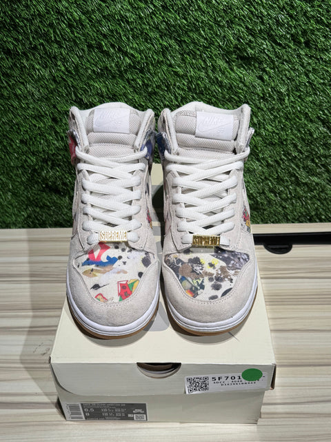 Nike SB Dunk High Supreme Rammellzee Sz 6.5M/8W