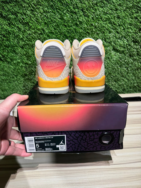 Jordan 3 Retro SP J Balvin Medellín Sunset Sz 5M
