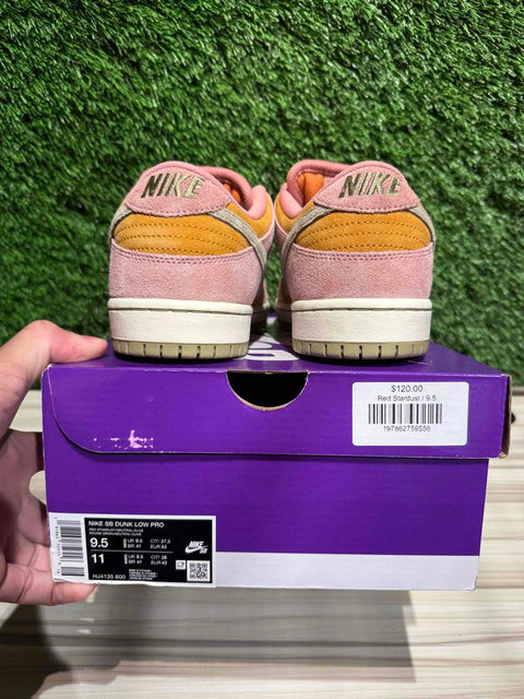 Nike SB Dunk Low Red Stardust Sz 9.5M