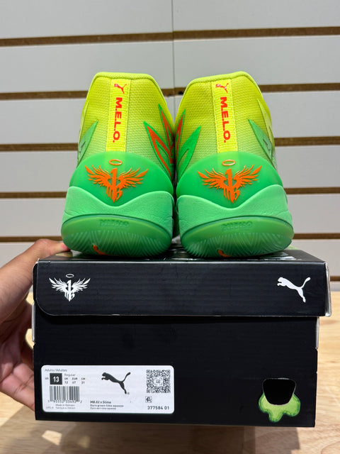 Puma LaMelo Ball MB.02 Nickelodeon Slime Sz 13