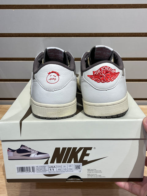 Jordan 1 Retro Low OG SP Travis Scott Reverse Mocha Sz 11M