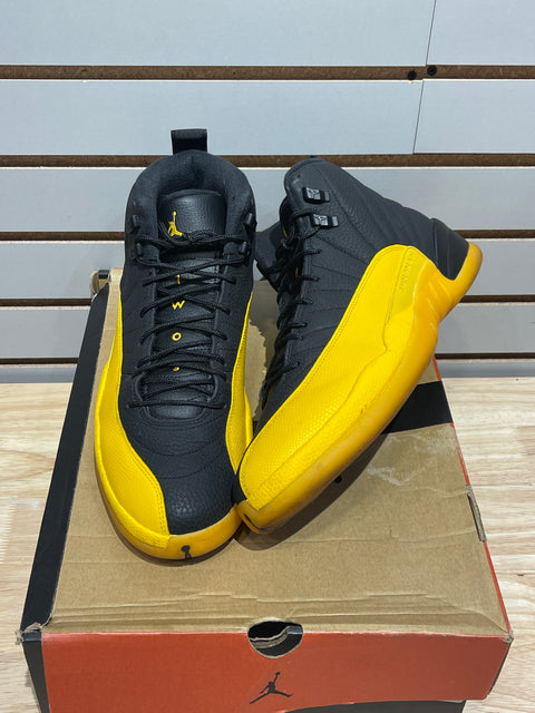 Jordan 12 Retro Black University Gold Sz 13