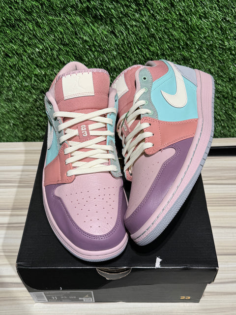 Jordan 1 Low Easter Pastel Sz 11