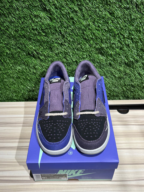 Jordan 1 Retro Low OG Zion Williamson Voodoo Alternate (GS) Sz 6.5Y