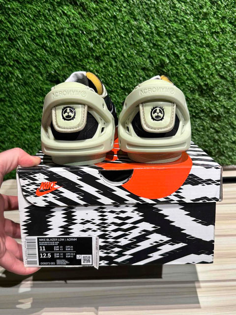 Nike Blazer Low Acronym Black Olive Aura Sz 11M