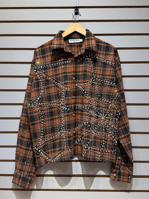 Vale Forever Chainsaw Flannel Brown Sz XL