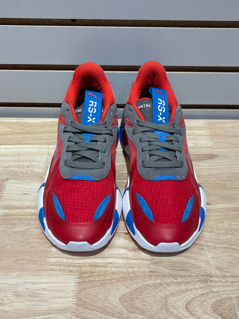 Puma RS-X Retro Red Grey Indigo Sz 9
