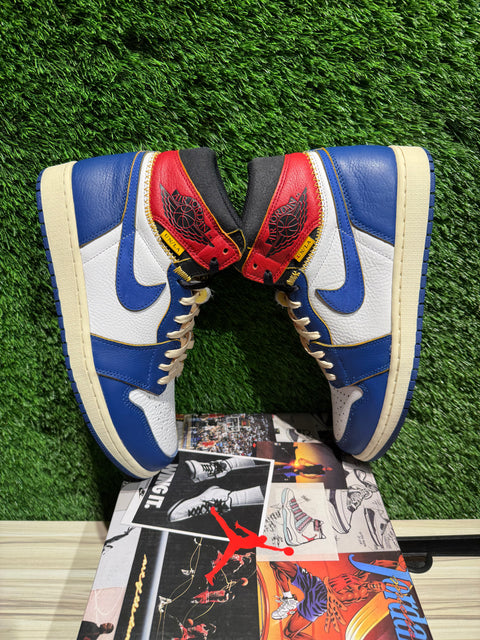Jordan 1 Retro High Union Los Angeles Storm Blue Sz 10M