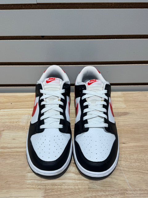 Nike Dunk Low Retro Red Swoosh Panda Sz 10