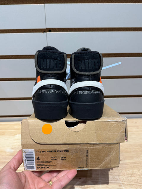 Nike Blazer Mid Off-White Grim Reaper Sz 4
