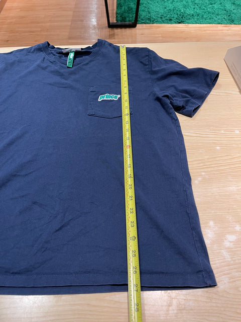 Vintage Prince Navy Pocket Patch Tee Sz L