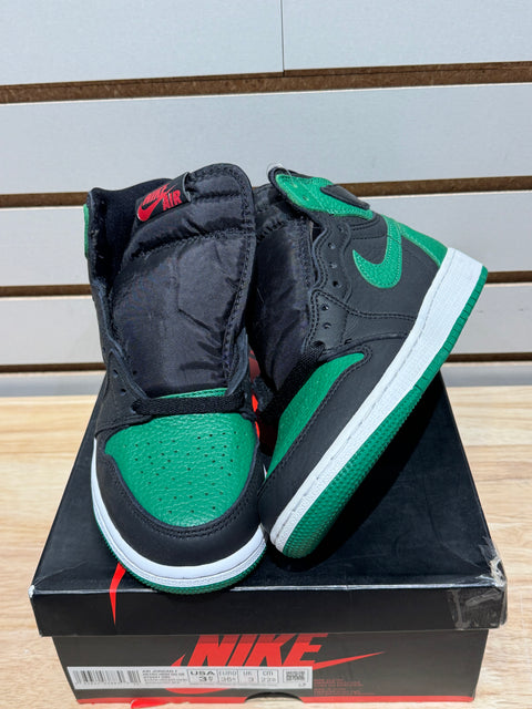 Jordan 1 Retro High Pine Green Black (GS) Sz 6.5Y