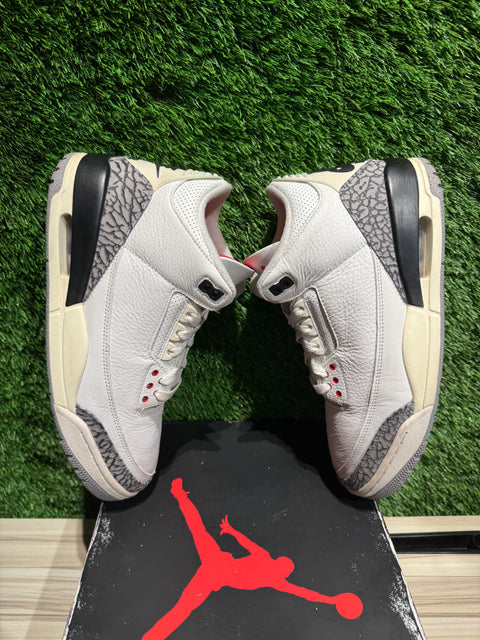 Jordan 3 Retro White Cement Reimagined Sz 9.5