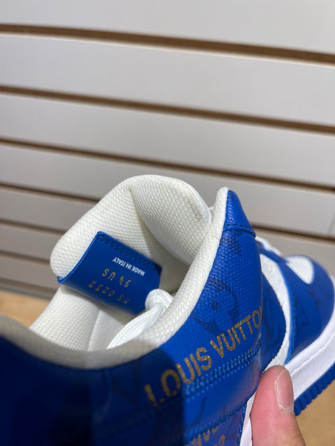 Louis Vuitton Nike Air Force 1 Low By Virgil Abloh White Royal Sz 9.5