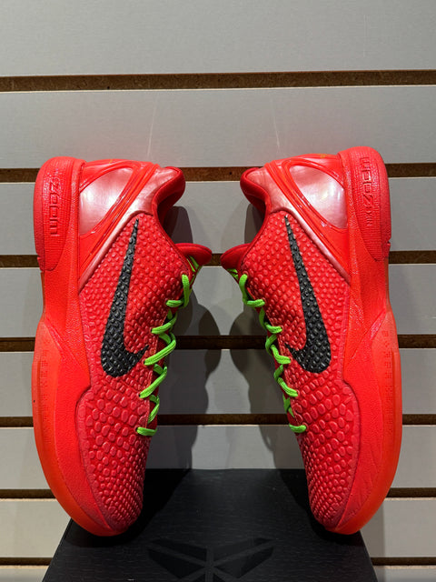 Nike Kobe 6 Protro Reverse Grinch Sz 10.5M