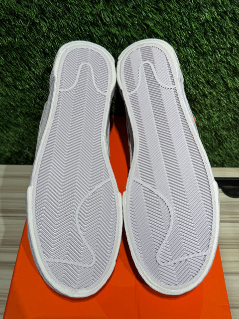 Nike Blazer Low sacai White Patent Leather Sz 11.5