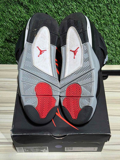 Jordan 4 Retro SE Black Canvas Sz 8M