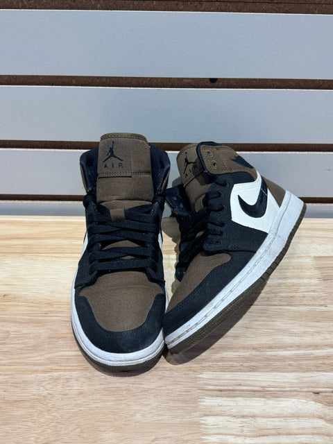Jordan 1 Mid Olive Toe (Women's) Sz 4.5M