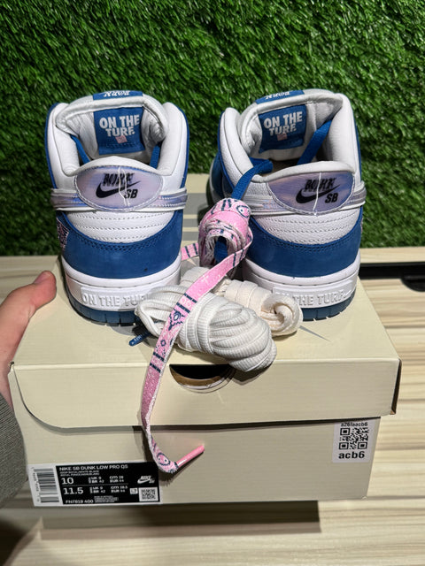 Nike SB Dunk Low Born X Raised One Block At A Time Sz 10