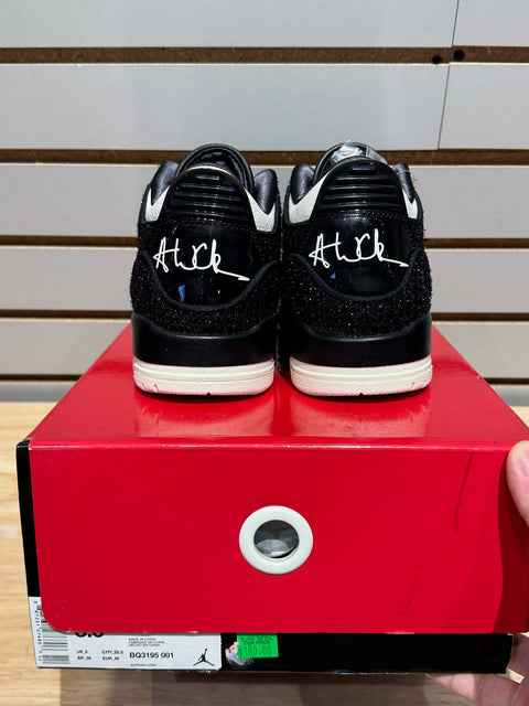 Jordan 3 Retro AWOK Vogue Black (Women's) Sz 7M