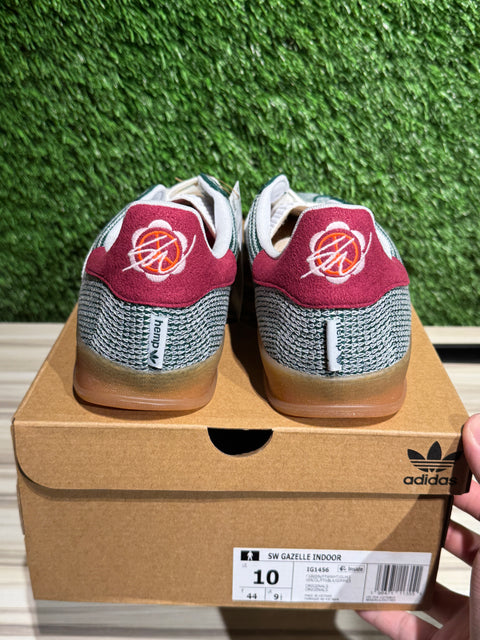 adidas Gazelle Indoor Sean Wotherspoon Hemp Green Sz 10