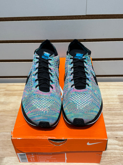 Nike Flyknit Racer Multi-Color 2.0 Sz 9.5