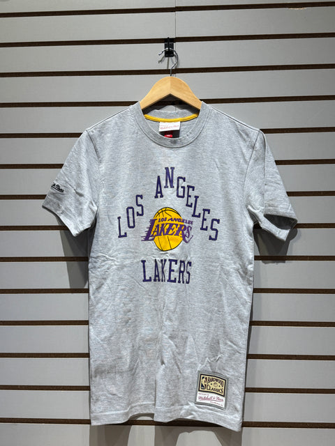 Los Angeles Lakers Heather Gray M&N x Bodega My Town's Hometown Logo T-Shirt Sz XS