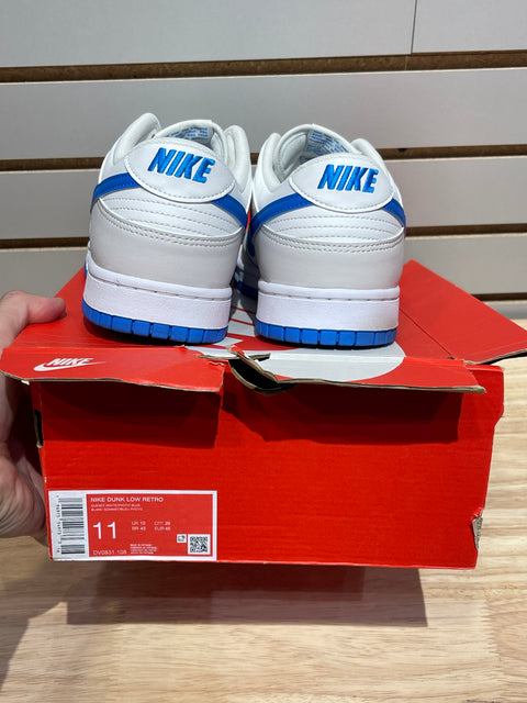 Nike Dunk Low Retro Photo Blue Sz 11