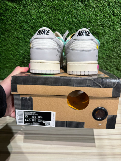 Nike Dunk Low Off-White Lot 4 Sz 13