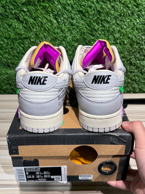 Nike Dunk Low Off-White Lot 3 Sz 9M