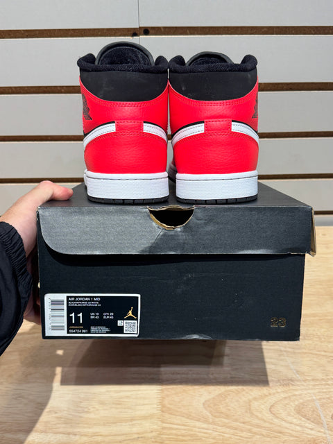 Jordan 1 Mid Infrared 23 Sz 11