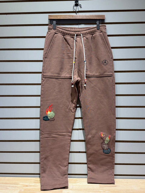Travis Scott x Jordan Fleece Pants Archaeo Brown Sz S