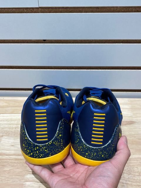 Nike Kobe 9 EM Gym Blue University Gold Sz 12