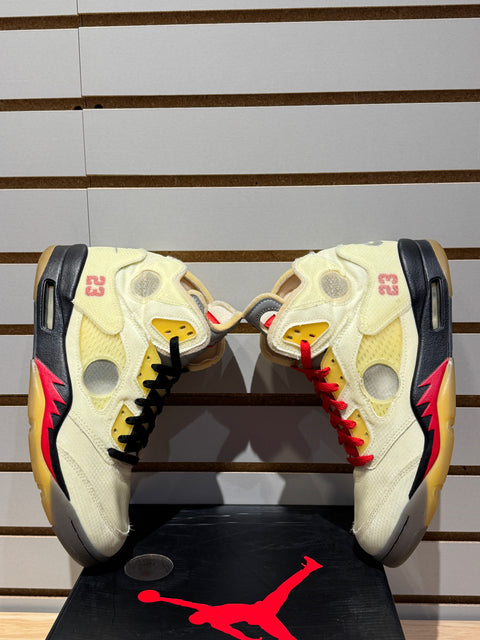 Jordan 5 Retro Off-White Sail Sz 10.5