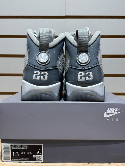 Jordan 9 Retro Cool Grey (2025) Sz 13