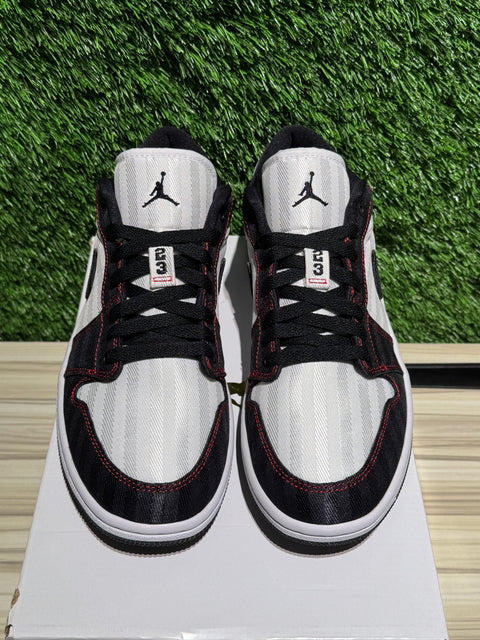 Jordan 1 Low SE Utility White Black Gym Red (Women's) Sz 9W/7.5M