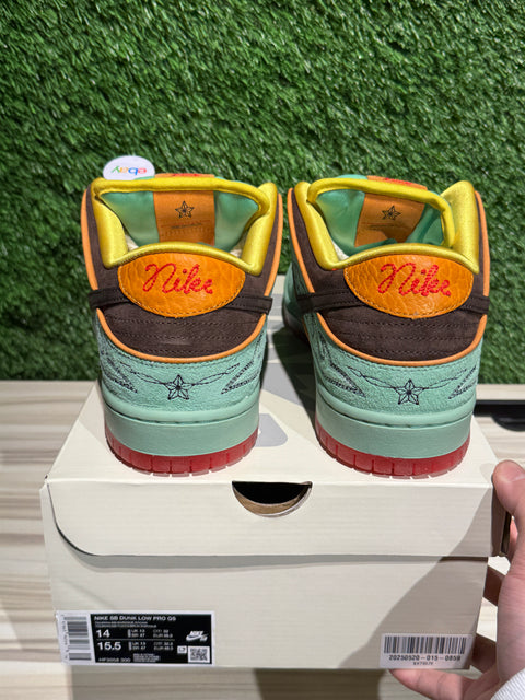 Nike SB Dunk Low Rodeo Tourmaline Sz 14