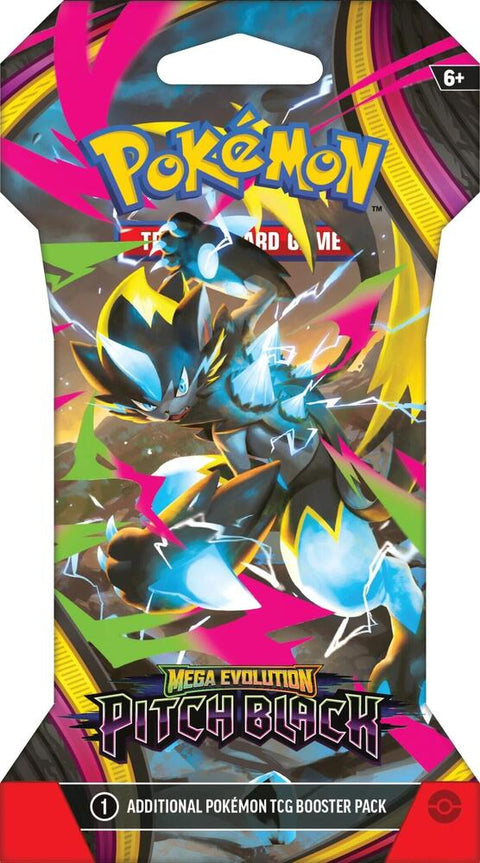 Pokémon Pitch Black Sleeved Booster Pack - ME05: Pitch Black (PBL)