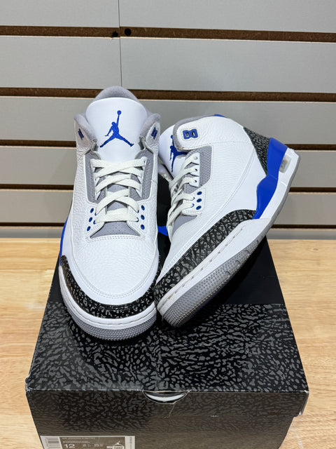 Jordan 3 Retro Racer Blue Sz 12