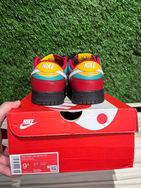 Nike Dunk Low Biker Tattoos Sz 9.5