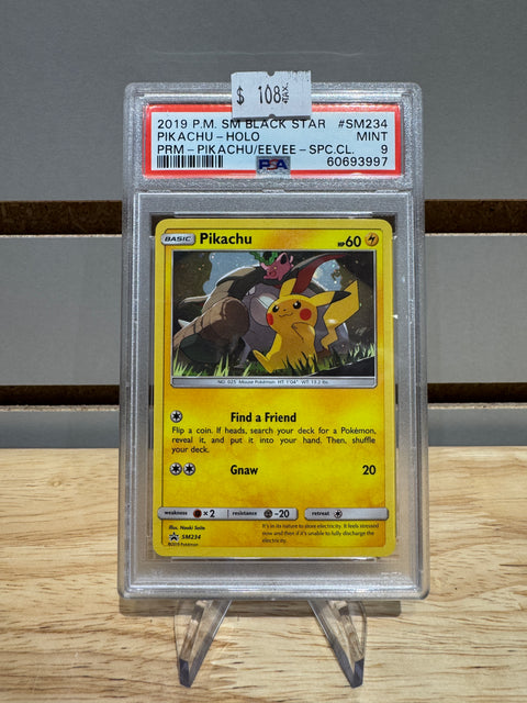 Pokémon Pikachu - SM234 - SM Promos (SMP) #SM234 PSA 9