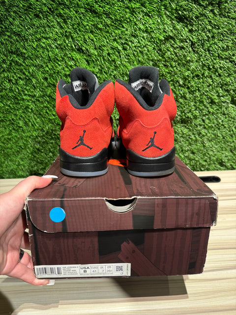Jordan 5 Retro Raging Bull Red (2021) Sz 8M