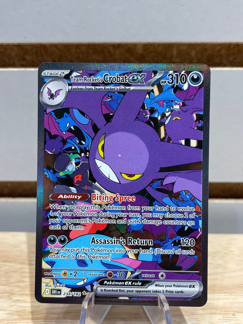 Team Rocket's Crobat ex - 234/182 - Pokemon SV10: Destined Rivals (DRI)