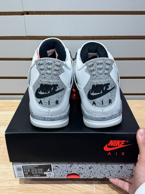 Jordan 4 Retro White Cement (2025) Sz 11.5