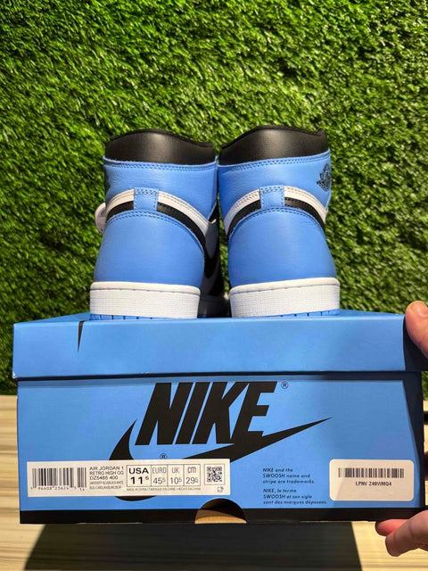 Jordan 1 Retro High OG UNC Toe Sz 11.5.